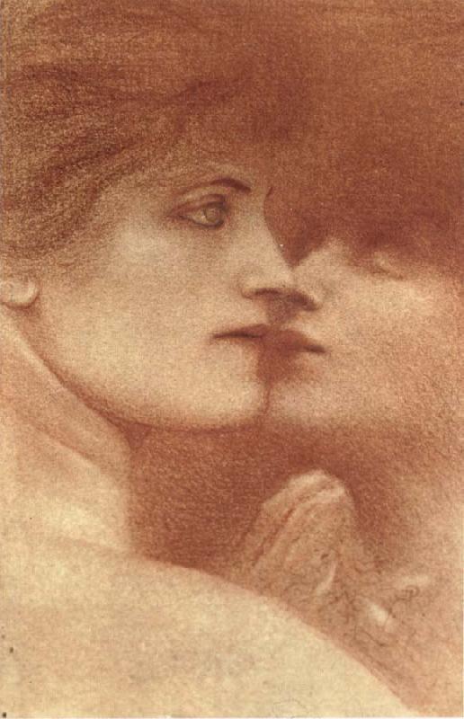 Fernand Khnopff Study of Woman oil painting image